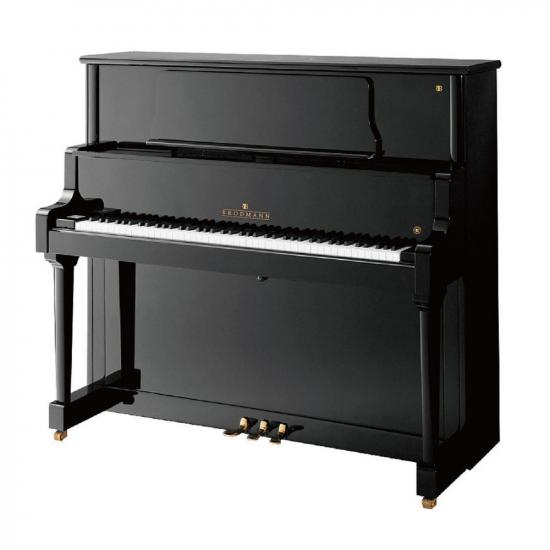 Brodmann PE 126I upright piano 49" institutional model ebony polish